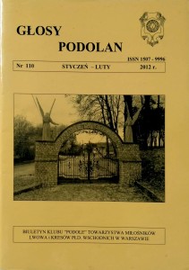Głosy Podolan styczeń- luty 2012