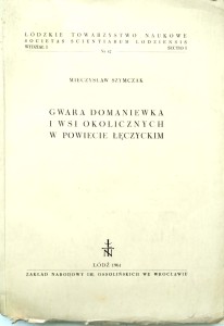 Mieczysław Szymczak, Gwara Domaniewka i wsi okolicznych w powiecie łęczyckim