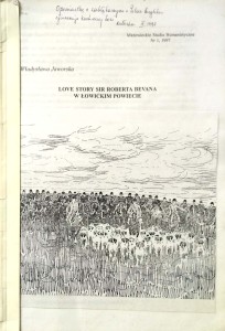 Władysława Jaworska, Love story sir Roberta Bevana w łowickim powiecie