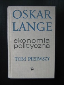 Oskar Lange, Ekonomia polityczna tom 1