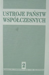 red. Ewa Gdulewicz, Ustroje państw współczesnych 2