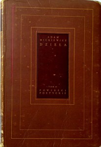 Adam Mickiewicz, Dzieła tom 2 Powieści poetyckie