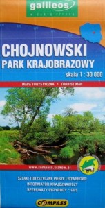 Chojnowski Park Krajobrazowy, Mapa turystyczna