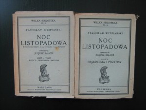 Stanisław Wyspiański, Noc Listopadowa wyd. Bibljoteka Polska
