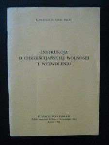 Instrukcja o chrześcijańskiej wolności i wyzwoleniu