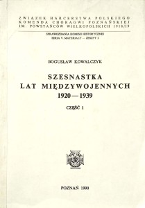 Bogusław Kowalczyk, Szesnastka lat międzywojennych 1920- 1939