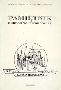 Pamiętnik Okręgu Wileńskiego AK nr 23