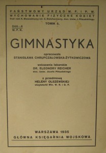 Stanisława Chrupczałowska- Żytkowiczowa, Gimnastyka