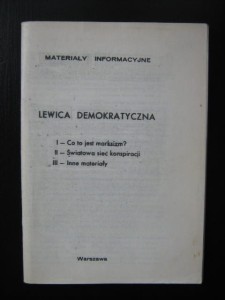 Lewica Demokratyczna Materiały informacyjne