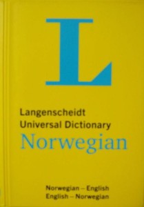 Langenscheidt Universal Dictionary Norwegian Norwegian- English