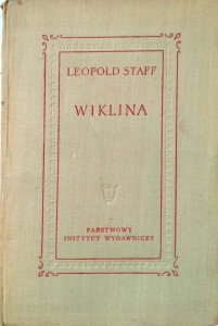 Leopold Staff, Wiklina