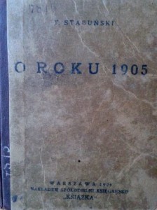 T. Stabuński, O roku 1905