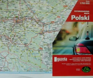 Fotoradarowa mapa Polski