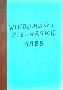 Wiadomości Zielarskie Rocznik 1988