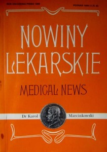 Nowiny Lekarskie Dr Karol Marcinkowski 1996